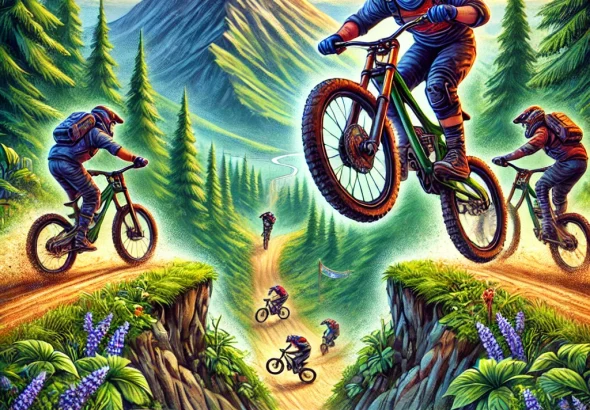 gameplay dari Downhill Dominator